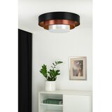  Duolla - LED plafonsko svetlo LUNETA LED/26W/230V pr. 60 cm 4000K crno/bakreno | Eponuda.com
