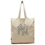 New Era Ročna torba Mlb Canvas Tote Entry Nyy 60503761 Bež