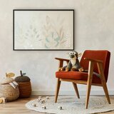  Plakat - Pastel-Beige Meadow 30x21 Crni okvir | shoptok.hr