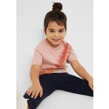 s.Oliver Majica pastelno modra / zlato-rumena / staro roza / pastelno rdeča | Shoptok.si