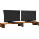 vidaXL Stalak za monitor boja drva 100x27x10 cm konstruirano drvo | shoptok.hr