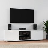 Maison Chic TV omarica - TV stojalo - Televizijska omarica bela 140x40,5x35 cm inženirski les, (21701470) | Shoptok.si
