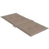 Jastuci za vrtne stolice 6 kom smeđesivi 120x50x3 cm od tkanine | shoptok.hr
