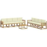  Set vanjskih sofa 9 kom. Bijela i krem | shoptok.hr