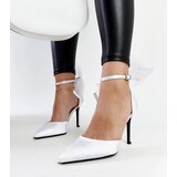 Gemre White heels with a bow Ilaysa | Shoptok.si