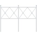  Metalno zamjensko uzglavlje bijelo 120 cm | shoptok.hr
