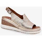 ARTIKER Ladies Leather Wedge Sandals | Shoptok.si