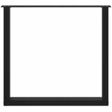  Noge za blagovaonski stol U-oblik 3 kom Crne 90 x (72-73) cm Čelik | shoptok.hr