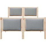  Okvir za krevet Svijetlo siva 120 x 190 cm tkanina | shoptok.hr