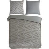 Good Morning Siva/smeđa posteljina za bračni krevet/za produženi krevet od mikrovlakana 200x220 cm Pure Zigzag – Cijene