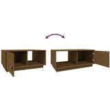  Stolić za kavu Smeđa boja meda 80x50x35,5cm od masivne borovine | shoptok.hr