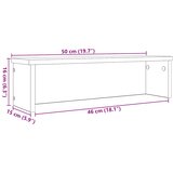  Kuhinjski stalak za slaganje 50x15x16 cm konstruirano drvo Slike
