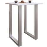 XXXL Barska Miza Xona B, Bela, Srebrna, 80x50 | Shoptok.si