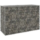 vidaXL Gabionski zid s poklopcima od pocinčanog čelika 150x60x100 cm | shoptok.hr