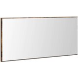  Ormar s ogledalom za kupaonicu s LED svjetlom dimljenog hrasta 80x37 cm | shoptok.hr