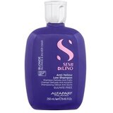 Alfaparf semi di lino anti-yellow low shampoo šampon za plavu kosu za sijedu kosu 250 ml za žene | shoptok.hr