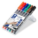 Staedtler Marker Lumocolor 317 WP6 1 mm, 6 kosov Cene