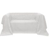 vidaXL Prevleka za Kavč Mikro Semiš Kremna 270 x 350 cm Cene