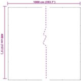 CERADA Pokrivalo za rastline Transparentno 4 x 10 m PVC, (5000287641) | Shoptok.si