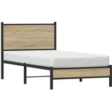  Metalni okvir kreveta bez madraca boja hrasta sonome 80x200 cm | Eponuda.com