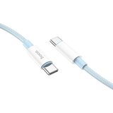 hoco. podatkovni kabel (X68 True Color) - USB Type-C na USB Type-C 100W 3A, 200 cm - moder | Shoptok.si