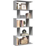 vidaXL Pregrada / regal za knjige 5 razina sonoma 70x24x161 cm drveni Cijene