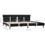  Okvir za krevet od umjetne kože s LED svjetlom sivi 180x200 cm | shoptok.hr