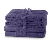 Restilo Vijolični frotirni bombažni komplet brisač 6 ks Amari – | Shoptok.si