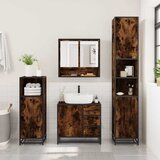  4-dijelni set kupaonskog namještaja boja hrasta drveni | shoptok.hr