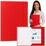  Cardboard Folder with Elastic Band, Lacquered, A4, 300 g/m2, Red | shoptok.hr