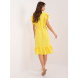 Italy Moda Dress-DHJ-SK-8921.98-yellow | Shoptok.si