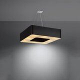 Nice Lamps Crna viseća svjetiljka sa staklenim sjenilom/s tekstilnim sjenilom Piano – | shoptok.hr