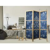 Japanski paravan - Retro Ornament - Decorative Motif in Worn Blues 135x172 | shoptok.hr