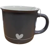 keramička šolja siva 390ml