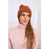 Kesi marka niezdefiniowana Cap with turn up Magda K293 camel | Shoptok.si
