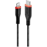 Lindy USB kabel USB 2.0 Apple Lightning vtič \, USB-C® vtič 1.00 m črna 31286, (20416895) | Shoptok.si