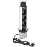 Gtv Potopna vtičnica 3x220V &Oslash;60mm, siva cene
