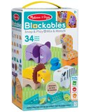 Spin Master Melissa&amp,Doug: Blockables - Lesni les živali lesena igralna garnitura - Cene