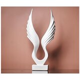 Aberto Design dekorativna figura CY0347, 40x20 cm, bela Cene
