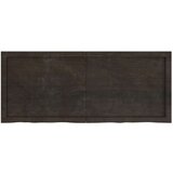  Polica tamnosiva 120 x 50 x 4 cm od obrađene hrastovine | shoptok.hr