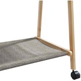 Stalak za odjeću s policama i kotačima 96x45,5x155,5 cm bambusa | Eponuda.ba