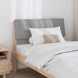  Tapecirani uzglavlje Svijetlo siva 100 cm Čvrsto borovo drvo | shoptok.hr