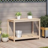  Stol za sadnju s policom 108 x 50 x 75 cm od masivne borovine | shoptok.hr