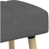  Klupa s utorima Tamnosiva 60 x 40 x 45 cm Tkanina | Eponuda.com