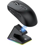 Attack Shark bežični gaming miš X6 PAW3395/26000 dpi/superlight/trimode/black + charging dock | Eponuda.com