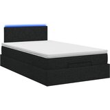  od pjene s madracem i LED-om Crna 120 x 200 cm Tkanina | shoptok.hr