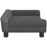  Krevet za pse tamnosivi 70 x 48 x 22 cm baršunasti | shoptok.hr