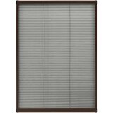  Zaslon protiv insekata za prozore aluminijski smeđi 80 x 120 cm | shoptok.hr