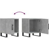  Nočna omarica 2 kosa betonsko siva 40x40x50 cm inženirski les, (20808313) | Shoptok.si