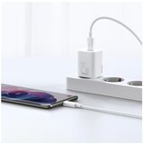 Baseus Super Si brzi punjač adapter, 1C, 25W, USB-C-USB-C 1 m kabel, bijeli | shoptok.hr